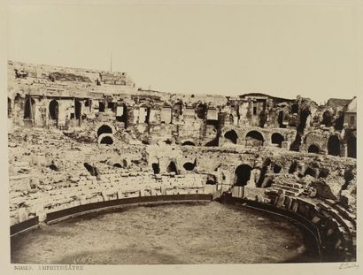 BALDUS Arènes de Nîmes
Arènes d'Arles, 1855
Deux albumines, 200x260 mm (2)