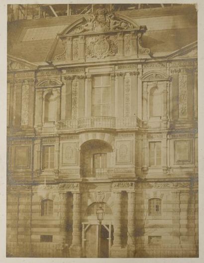 E. BALDUS Bibliothèque du Louvre, vers 1855
Papier salé, 215x165 mm, monté sur carton...