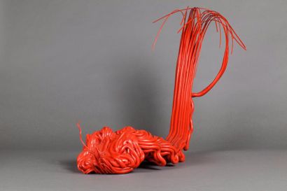  Roxy Paine, USA (1966 - ): "SCUMAK, art-making machines", sculpture en "épis ébouriffé",...