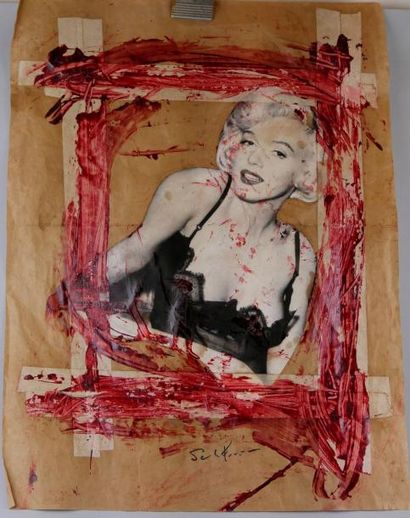 Mario SCHIFANO (1934-1998) - Marilyn Monroe...