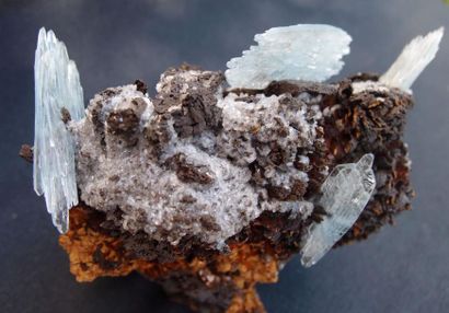 null Baryte

Mine de Ouichame, Province de Nador , Région Orientale,MarocGerbes de...