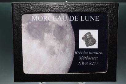 null METEORITE LUNAIRE

Brèche du régolithe lunaire notée NWA 8277, très caractéristique,...