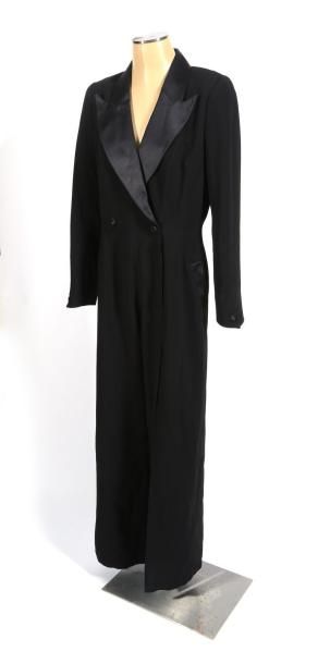 null THIERRY MUGLER - Combinaise noire - Taille 40 - 