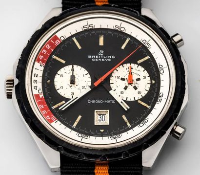 null BREITLING CHRONO - MATIC YACHING AUTOMATIQUE calibre 11 - ref : 7651 - Montre...