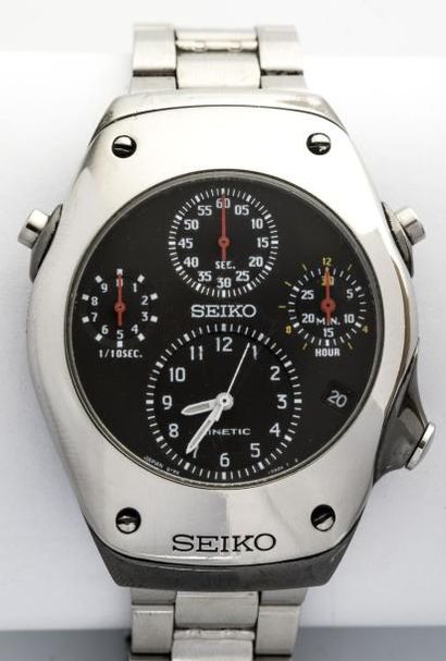 null Montre SEIKO chronographe SPORTURA mécanique-électrique SLQ003. Seconde série...