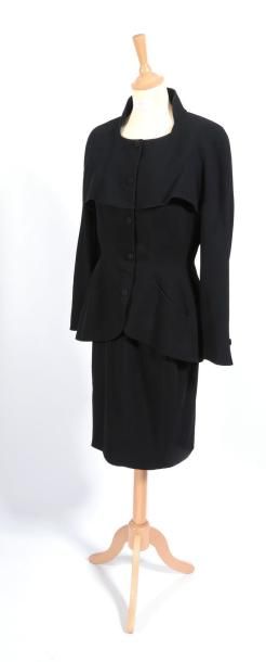 null THIERRY MUGLER - Tailleur noir - Taille 40 