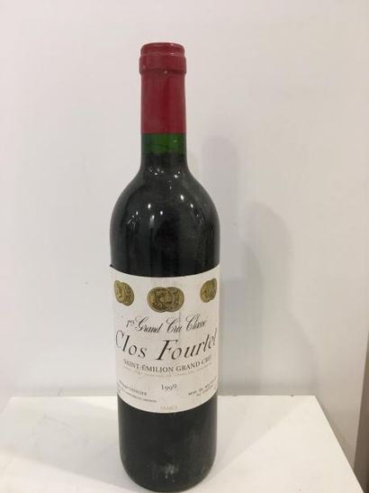 null 1 bouteille de vin Saint Emilion - Clos Fourtet Grand Cru classé 1999