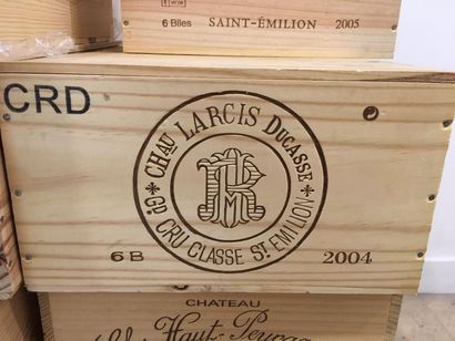 null 6 bouteilles de vin Saint Emilion- Château Larcis Ducasse Grand Cru classé ...