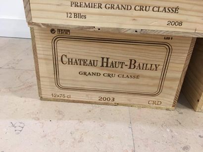 null 12 bouteilles de vin - Château Haut-Bailly Grand Cru classé 2003