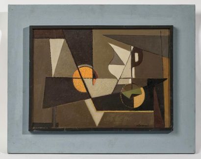 null Charles MERANGEL (1908-1993)

Composition abstraite 

Huile sur toile signée...