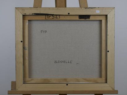 null Jean Jacques RENE (1943) - Blonville - Huile sur toile signée en bas à gauche...
