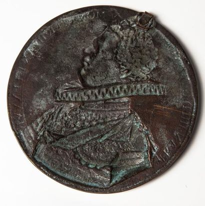 null Guillaume DUPRE (d'après)- Médaille en bronze, représentant le Grand duc François...