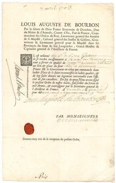 null A30. ANCIEN REGIME. 7 documents, la plupart signés, XVIe-XVIIIe siècle.

 Requête...
