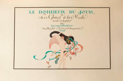 null Georges BARBIER (1882-1932) - Le bonheur du jour ou Les Grâces à la mode - Texte...