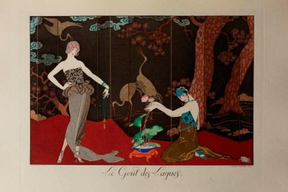 null Georges BARBIER (1882-1932) - Le bonheur du jour ou Les Grâces à la mode - Texte...