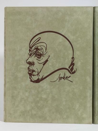 null Deux ouvrages : Raymond MORETTI (1931-2005) illustre Jacques Brel - Oeuvre Poétique...