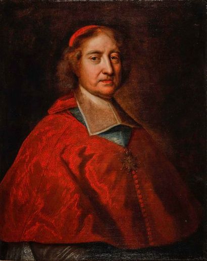 null François de TROY (Toulouse 1645 – Paris 1730) - Portrait du cardinal César d’Estrée,...