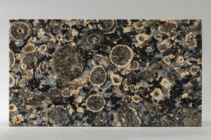 null GRANITE
Plaque polie 26x15x2cm de ce beau granite orbiculaire d’origine brésilienne,...