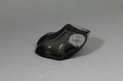 null OBSIDIENNE 
Verre volcanique de Chihuahua au Mexique aux reflets multiples....