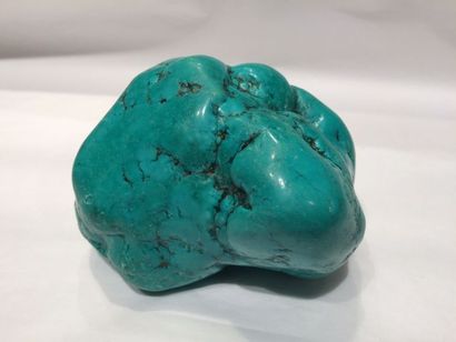 null TURQUOISE
Nodule de Turquoise du Tibet de 8x6x5cm et d’un poids de 384g, ce...
