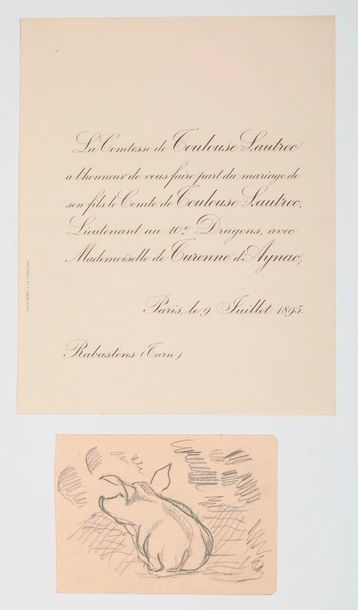 null Ecole FRANCAISE vers 1900

Etude de petit cochon

Crayon noir

9 x 12,2 cm

Au...