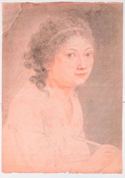 null Ecole FRANCAISE du XIXème siècle, suiveur de François André VINCENT (Paris 1746-1789)

Portrait...