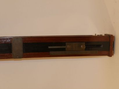 null Dynamomètre Sérimètre en acajou et laiton, système Eugène BELIN, Lyon, XIXème...