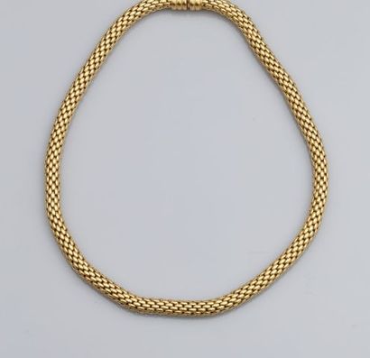 FOPE. Joli collier d'or jaune, 750 MM, fermoir...