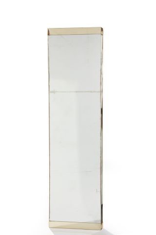 null Guillaume SAALBURG, miroir, Haut.: 140 cm - Larg.: 40 cm.