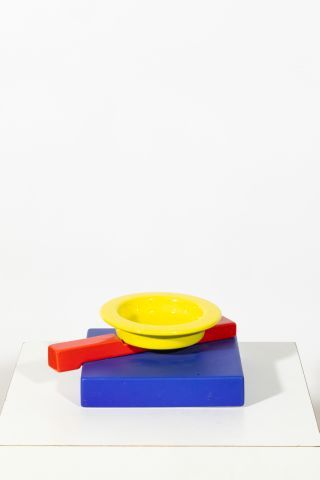 null Maria SANCHEZ - Squash - Vide-poche en céramique bleu, rouge et jaune - Edition...