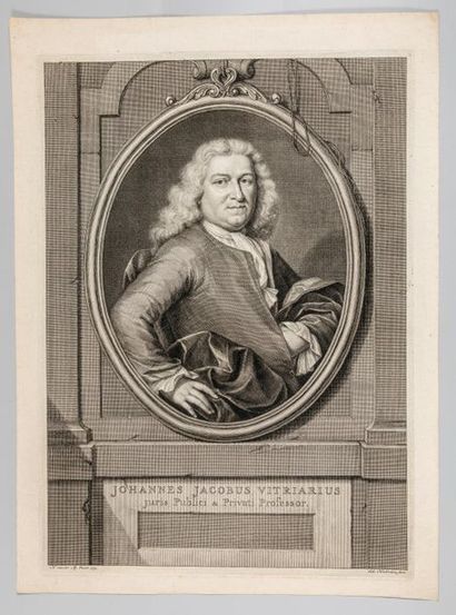 null Ensemble de 8 gravures anciennes du XVIIème et du XVIIIème siècle, Ecole HOLLANDAISE...