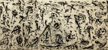 Paul TRAJMAN (1960), Abstraction, Encre de...