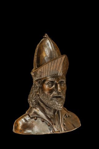 null Portrait en bronze de Jean VIII, Empereur Paléologue qui régna à Byzance de...