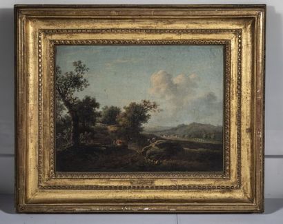 null Jean François HUE (Saint Arnoult en Yvelines 1751 - Paris 1823),
Bergers dans...