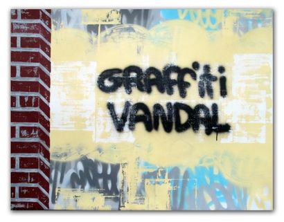 null Richard Mirando dit SEEN ( Né en 1961), 
Graffiti Vandal, 20, 
Bombe aérosol...