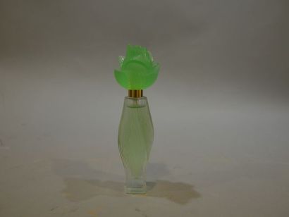 null LALIQUE "Lalique" Flacon en verre, bouchon en forme de fleur. Atomiseur 30mL...