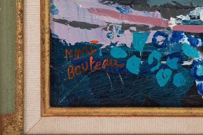 null Marc BOUTEAU (1935), Le coq, 1967, huile sur toile, signée en bas à gauche,...