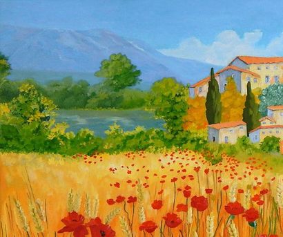 CLEVE.E "Luberon" Huile sur toile 55 x 46 cm signée.



Frais de transport offerts...