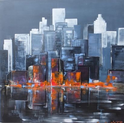 CARTIER Eliane "Night in Chicago." Acrylic on canvas, 3 feet x 4 inches, signed.



Free...
