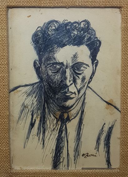 Ottone ROSAI (1895-1957) 
Deux portraits de Sandro Volta



Encre avec rehauts d’aquarelle...