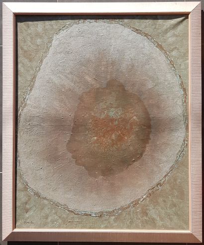 BENTIN Louise (1903-1998) "Cellule n°307" 布面油画，100 x 81厘米，框架111 x 92厘米，右下方有签名。



"Cellule...