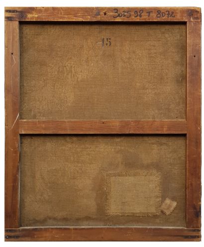 BUSSIÈRE Gaston (1868-1928) "布面油画，签名和日期为1891年，65 x 54厘米，期间要进行清洗和上漆。



免费运送到法国。



"...