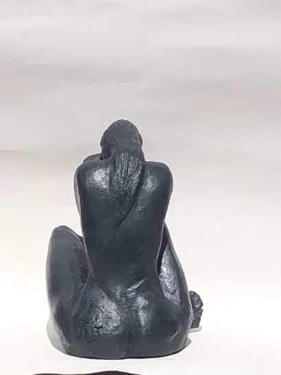 FAURE/WISMAN France "变体1 "砂岩雕塑 
高：25厘米，宽：21厘米，已签名。 
 
免费运送到法国。 
 
 
"变体1 "砂岩雕塑 
高：25厘米...