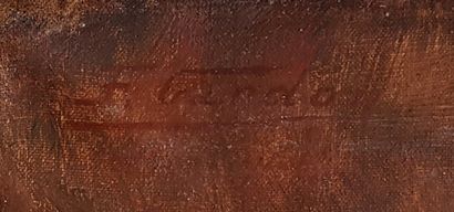 GARDON Félix Justin (1852-1921) 
"布面油画65 x 81厘米（带框架95 x 78厘米），左上方有签名。



高分辨率的照片...
