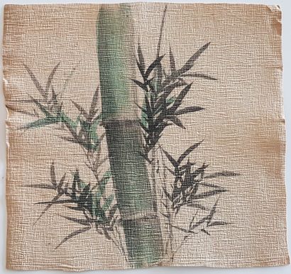 JAPON – Estampes et aquarelles des 19e et 20e siècles 25件19世纪和20世纪的日本版画和水彩画作品。这批作品：92-3_10，92-3_11和92-3_12是纸质的，其他的是皱纹纸。...
