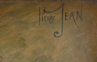JEAN Pierre (19e et 20e siècles) 
"板上油画，31 x 25厘米（带框架56 x 49厘米），左上角有签名。



高分辨率的照片...