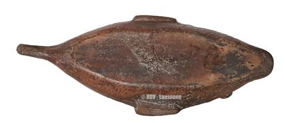 Vase à potions en forme de poisson, Guanguala, 500 avant - 500 après JC. Potions...