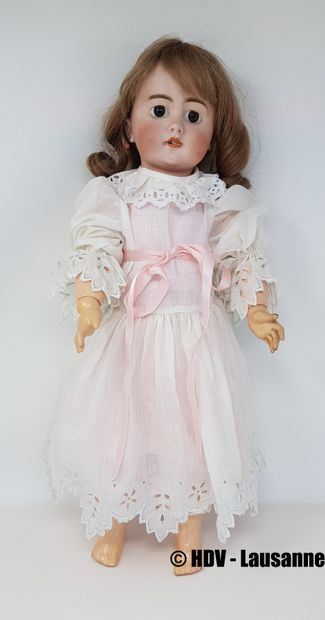 Poupée DEP 
Head in cast cookie marked DEP Brown eyes, pierced ears Body all articulated...