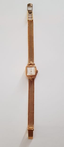 BUCHERER MONTRE EN OR BUCHERER women's watch bracelet in 18k yellow gold (750‰)....