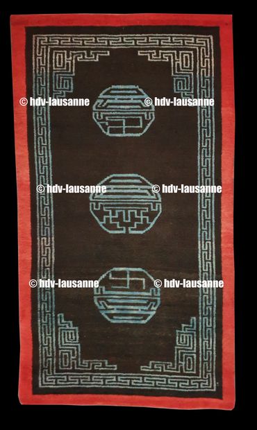 Tapis aux 3 idéogrammes -Tibet (Chine)